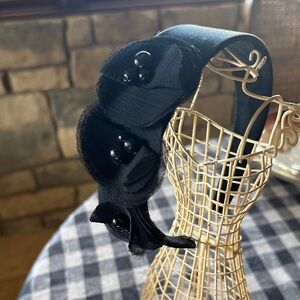 Tasha Black Floral Hairband